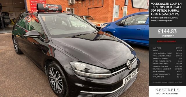 Volkswagen Golf Tsi Se Nav Hatchback CK18TXO Black