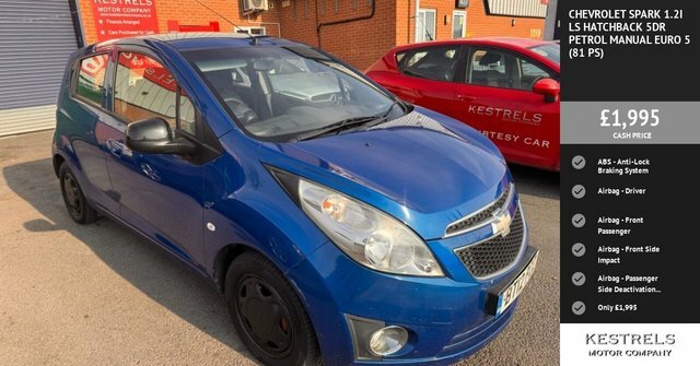 Chevrolet Spark Ls Hatchback BT12PZZ Blue