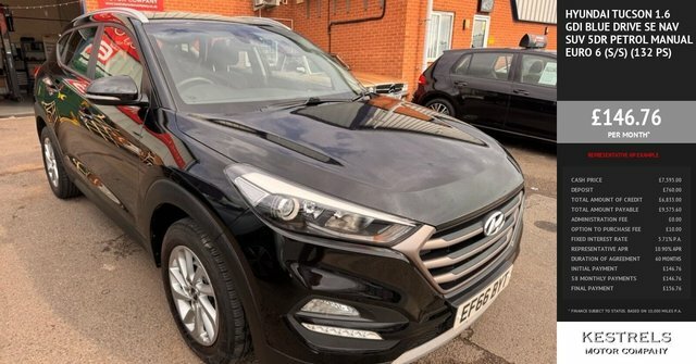 Hyundai Tucson Gdi Blue Drive Se Black