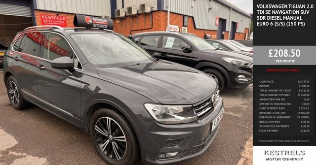 Volkswagen Tiguan Tdi Se Navigation Suv Grey