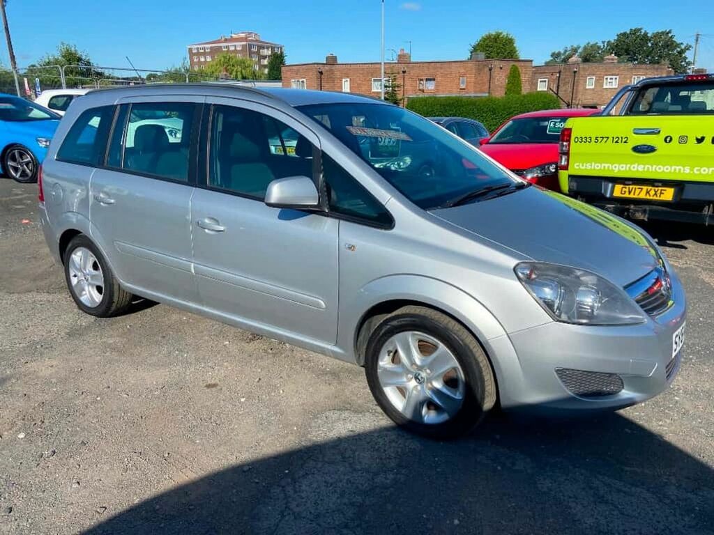 Vauxhall Zafira Sold Silver