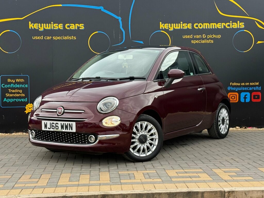 Fiat 500 1.2 Lounge Dualogic Euro 6 Ss Red