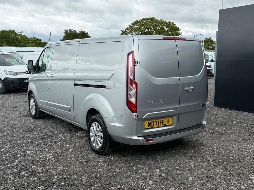 Ford Transit Custom 2.0 300 Ecoblue Limited L2 H1 Euro 6 Ss WD71HLH Silver #4