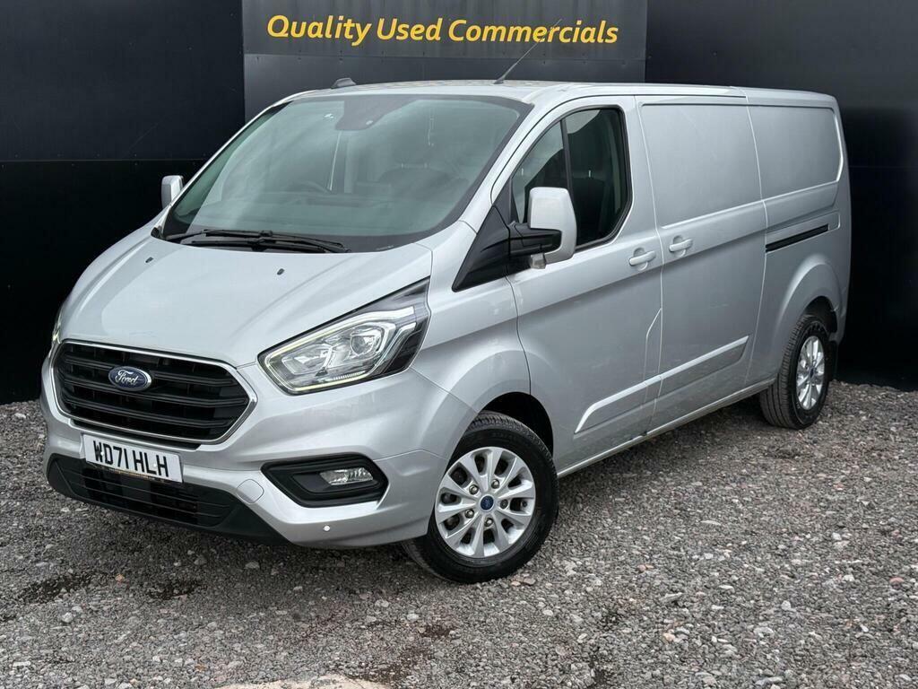Ford Transit Custom 2.0 300 Ecoblue Limited L2 H1 Euro 6 Ss WD71HLH Silver #2
