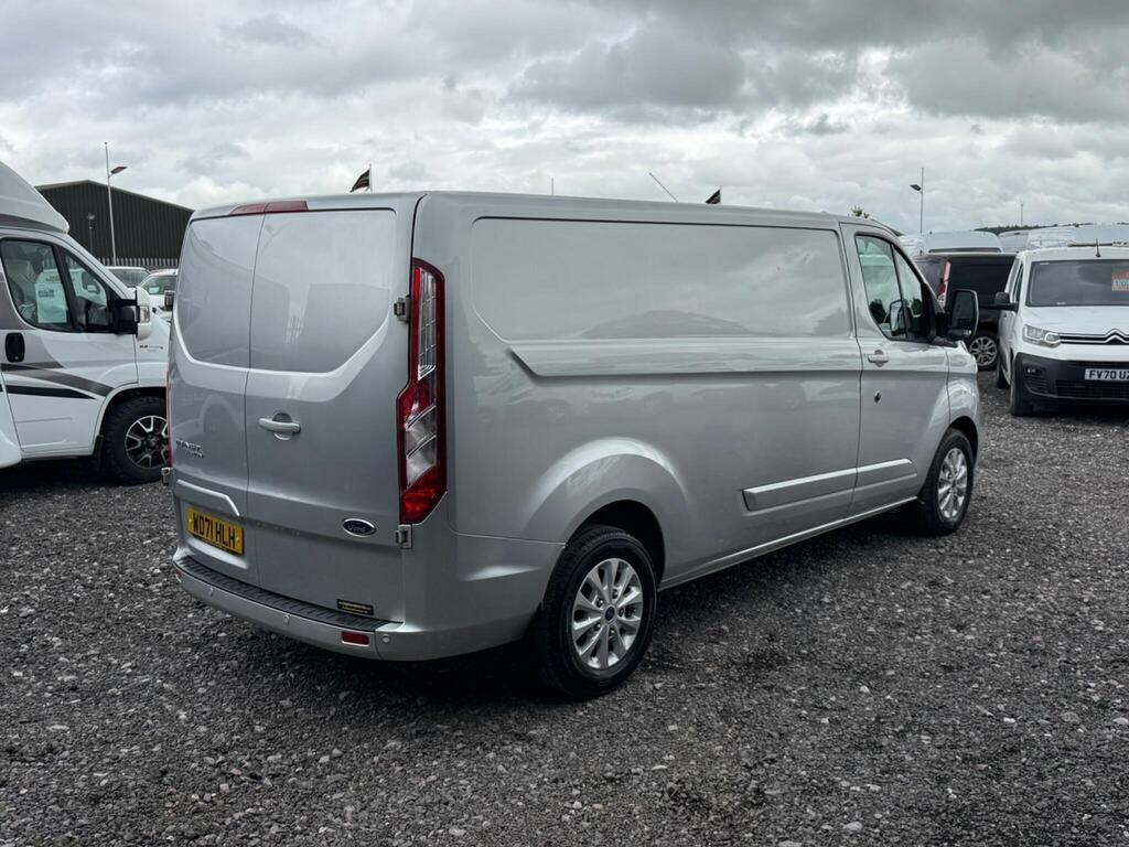 Ford Transit Custom 2.0 300 Ecoblue Limited L2 H1 Euro 6 Ss WD71HLH Silver #6