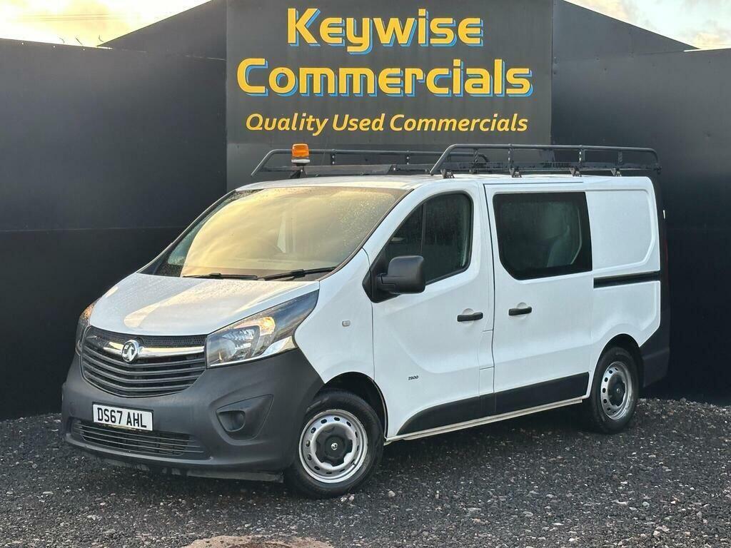 Vauxhall Vivaro 1.6 Cdti 2900 Biturbo Ecotec Crew Van L1 H1 Euro 6 White