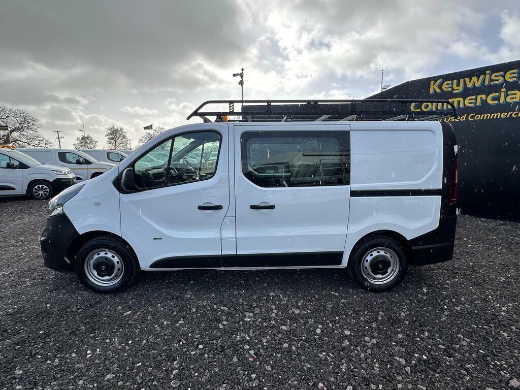 Vauxhall Vivaro 1.6 Cdti 2900 Biturbo Ecotec Crew Van L1 H1 Euro 6 White #3