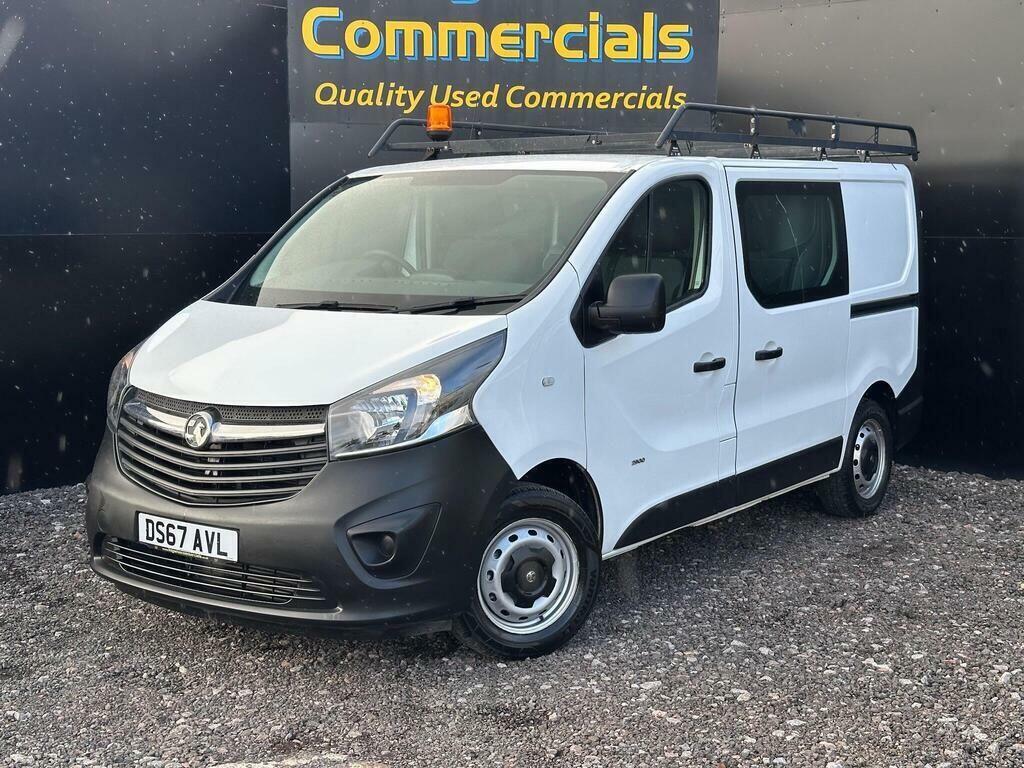 Vauxhall Vivaro 1.6 Cdti 2900 Biturbo Ecotec Crew Van L1 H1 Euro 6 White #2