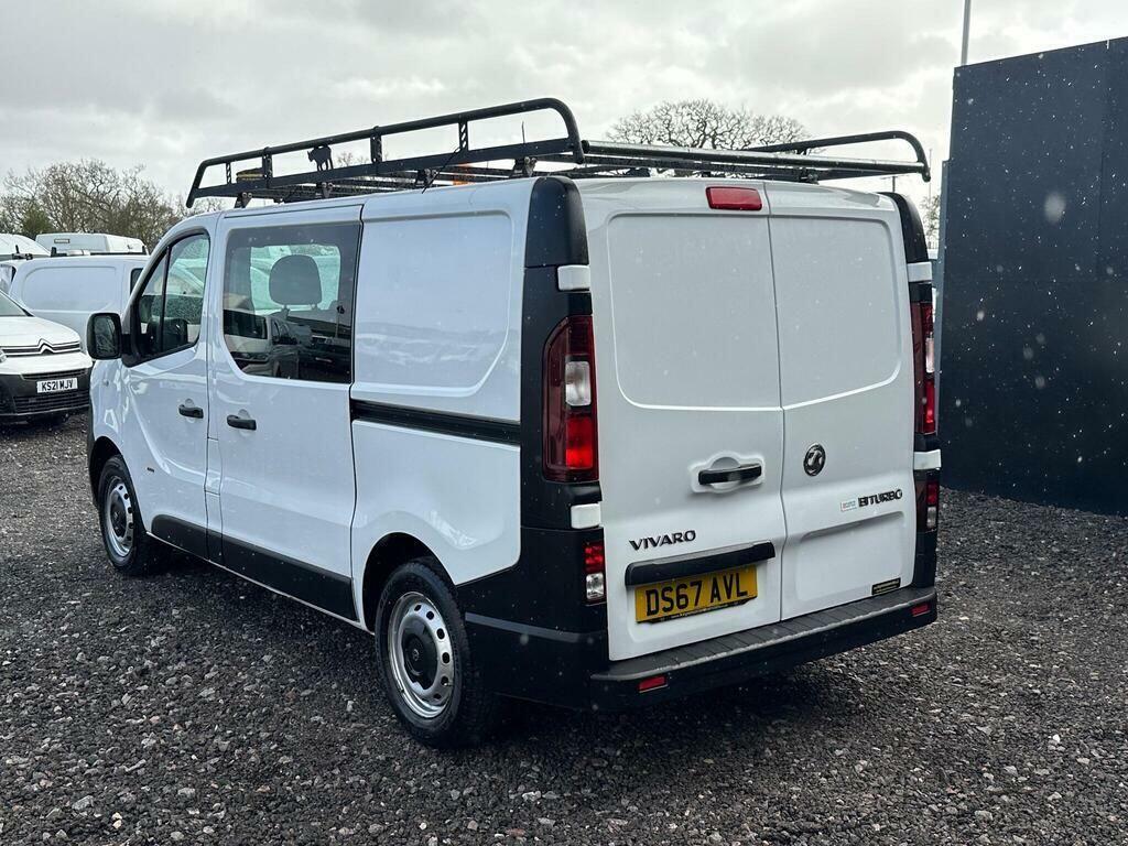 Vauxhall Vivaro 1.6 Cdti 2900 Biturbo Ecotec Crew Van L1 H1 Euro 6 White #4