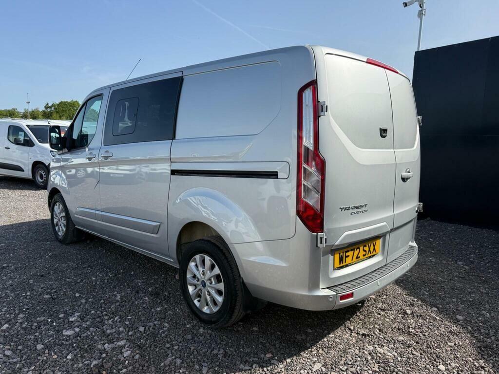 Ford Transit Custom 2.0 320 Ecoblue Limited Crew Van L1 H1 Euro 6 Ss WF72SXX Silver #5