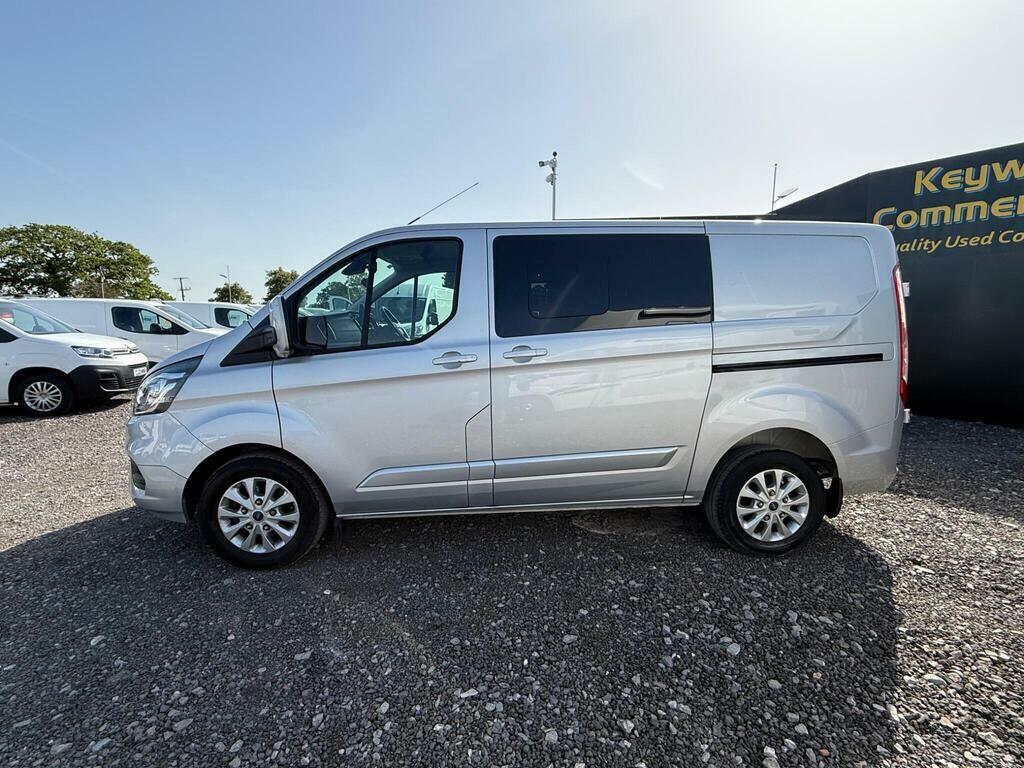 Ford Transit Custom 2.0 320 Ecoblue Limited Crew Van L1 H1 Euro 6 Ss WF72SXX Silver #4
