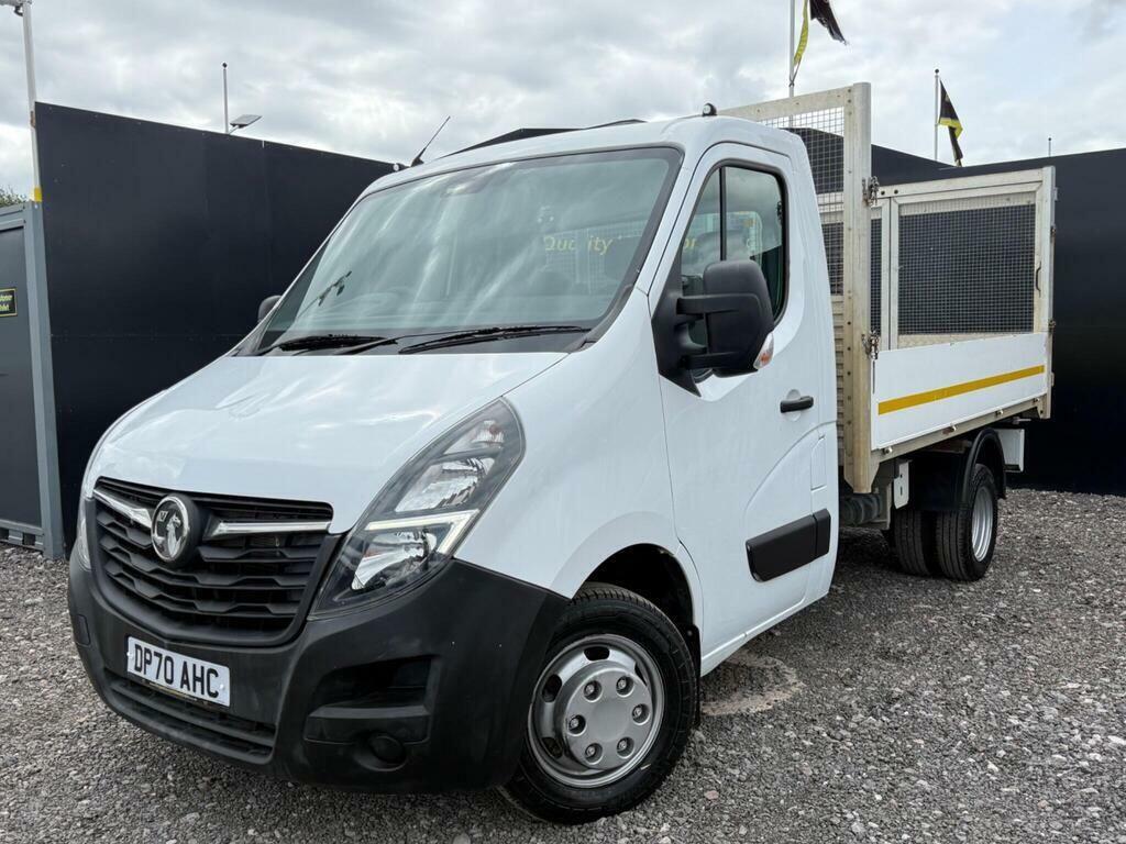 Vauxhall Movano 2.3 Cdti 3500 Biturbo Tipper Rwd DP70AHC White #2
