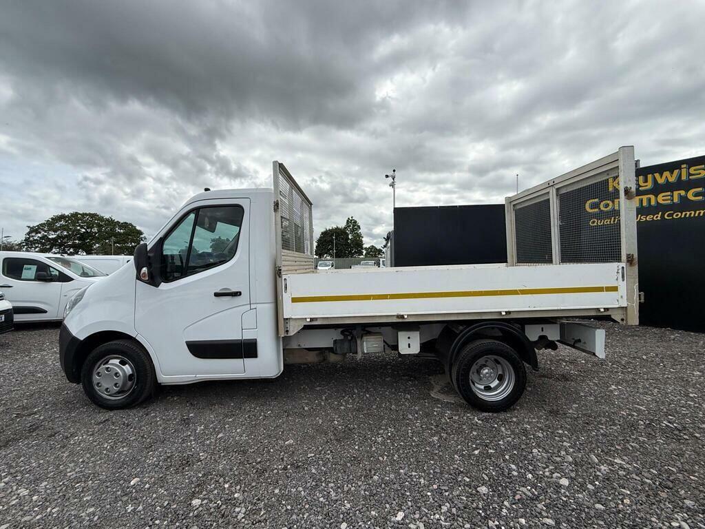 Vauxhall Movano 2.3 Cdti 3500 Biturbo Tipper Rwd DP70AHC White #4