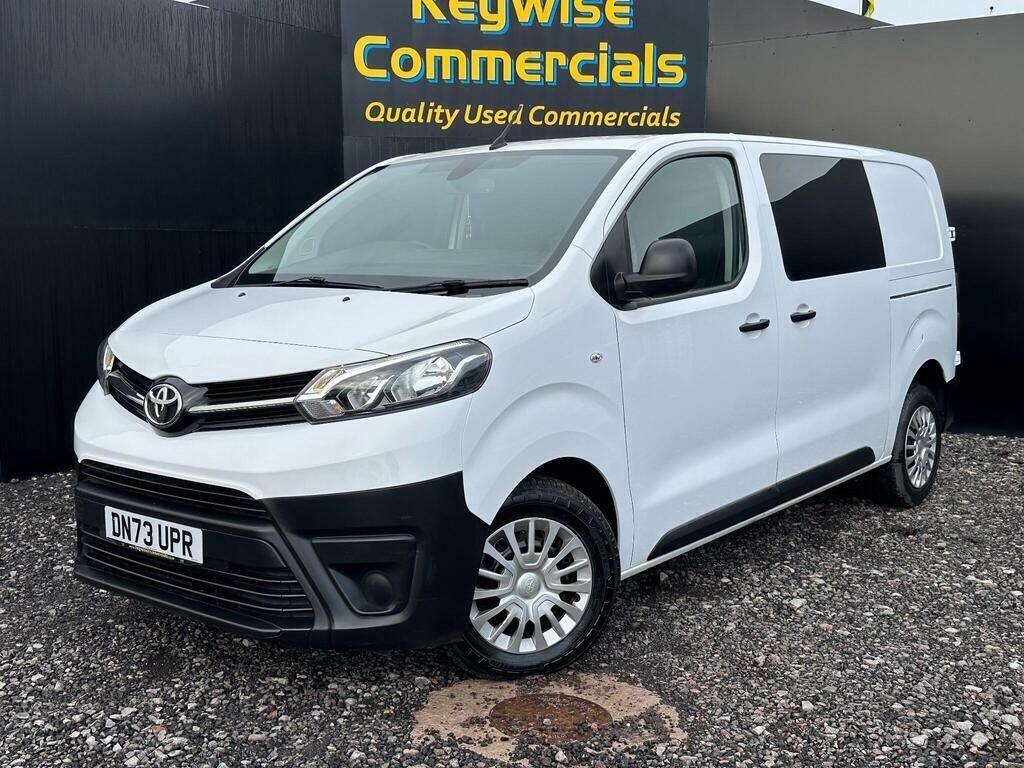 Toyota PROACE 2.0D Icon Medium Crew Van Mwb Euro 6 6Dr 6 Seat DN73UPR White #3