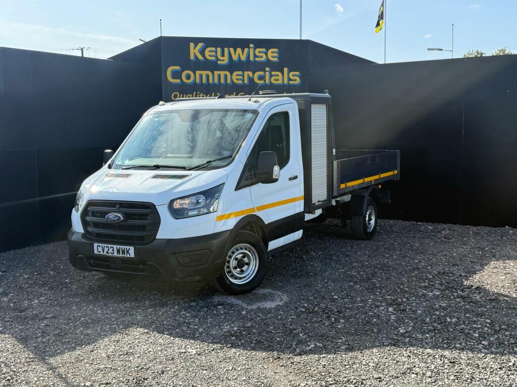 Ford Transit Custom 2.0 350 Ecoblue Leader Tipper Rw CV23WWK White #2