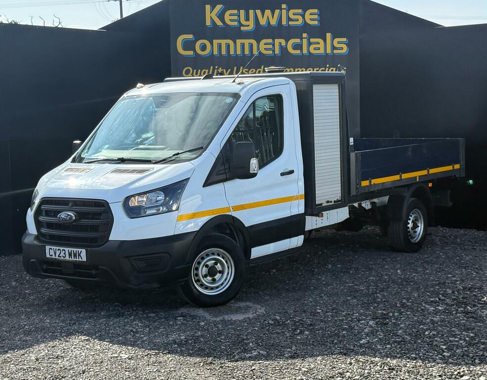 Ford Transit Custom 2.0 350 Ecoblue Leader Tipper Rw White