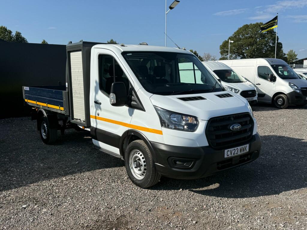 Ford Transit Custom 2.0 350 Ecoblue Leader Tipper Rw CV23WWK White #4