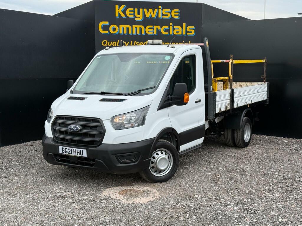 Ford Transit Custom 2.0 350 Ecoblue Leader Tipper Rw BG21HHU White #2