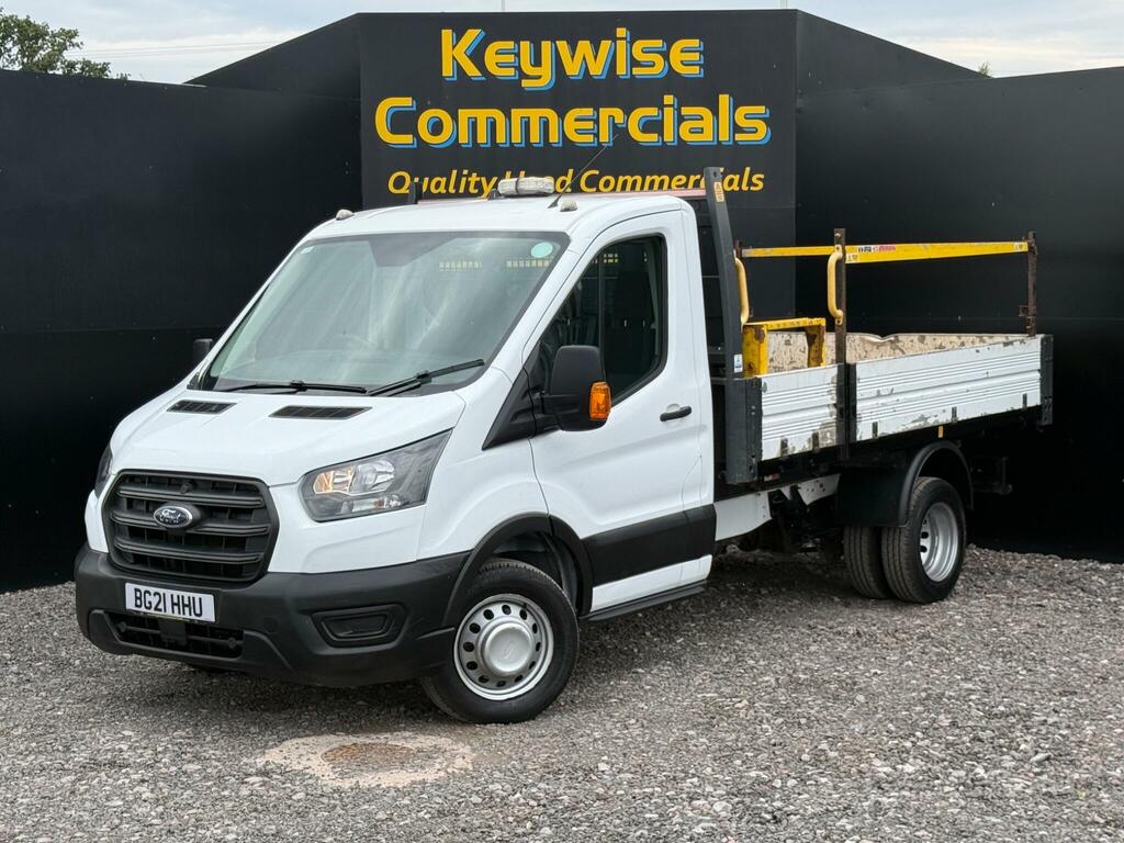 Ford Transit Custom 2.0 350 Ecoblue Leader Tipper Rw White