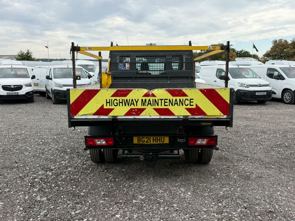 Ford Transit Custom 2.0 350 Ecoblue Leader Tipper Rw BG21HHU White #4