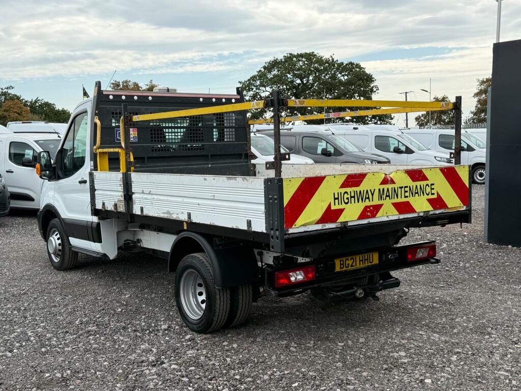 Ford Transit Custom 2.0 350 Ecoblue Leader Tipper Rw BG21HHU White #3