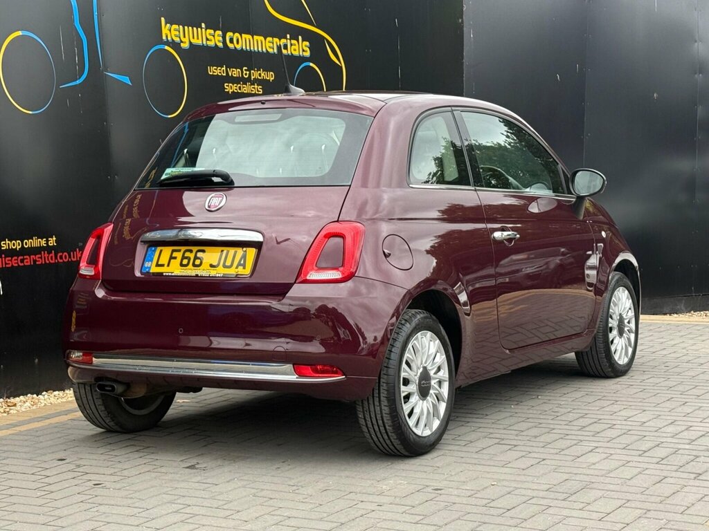 Fiat 500 1.2 Lounge Euro 6 Ss LF66JUA Red #5