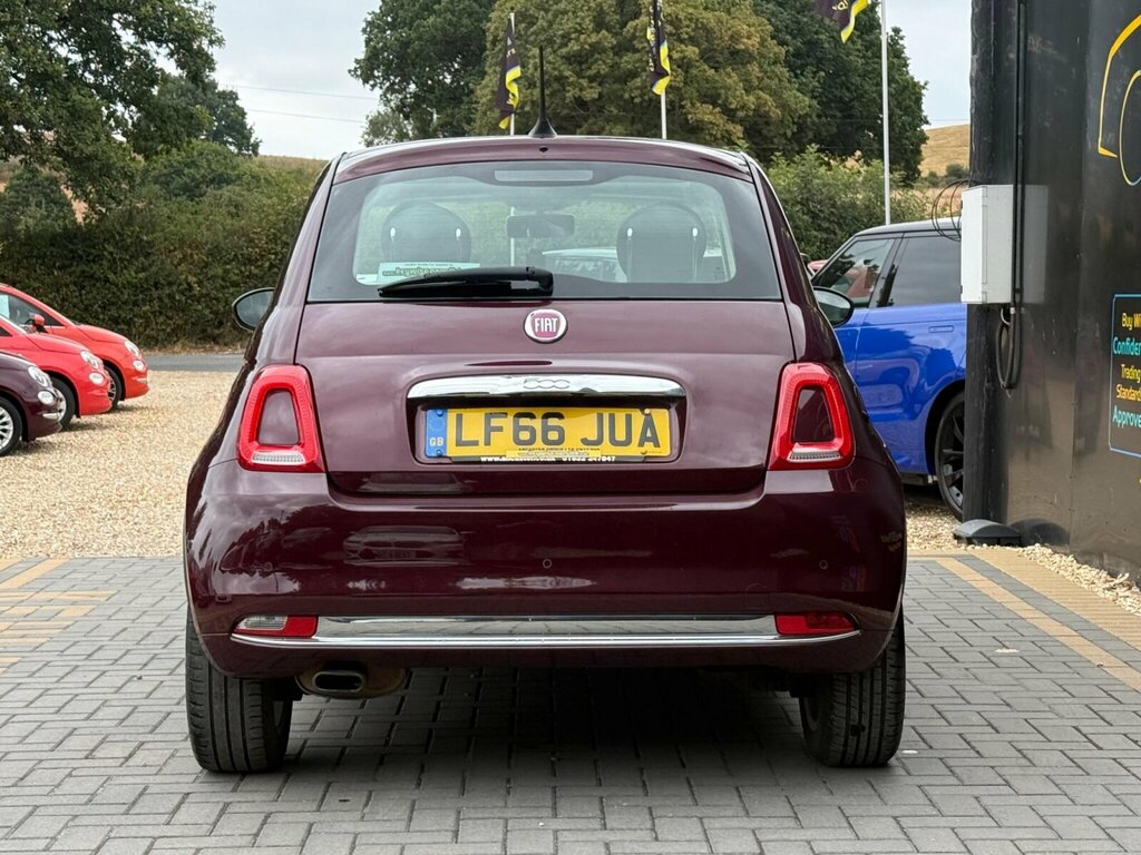 Fiat 500 1.2 Lounge Euro 6 Ss LF66JUA Red #4