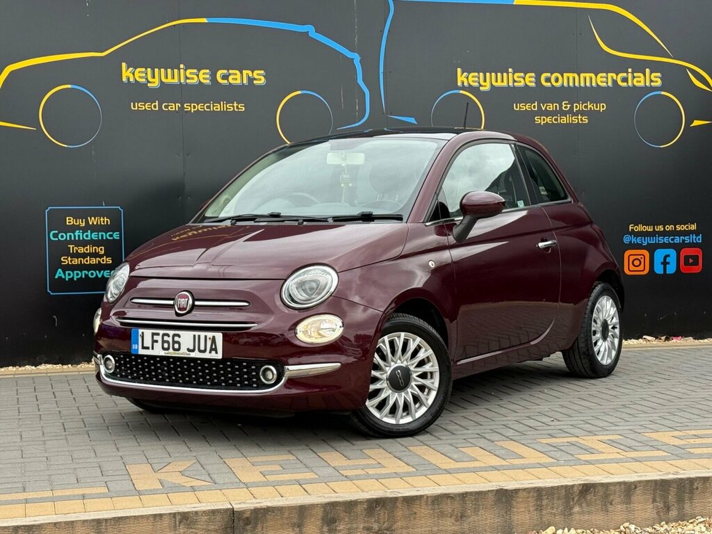 Fiat 500 1.2 Lounge Euro 6 Ss Red