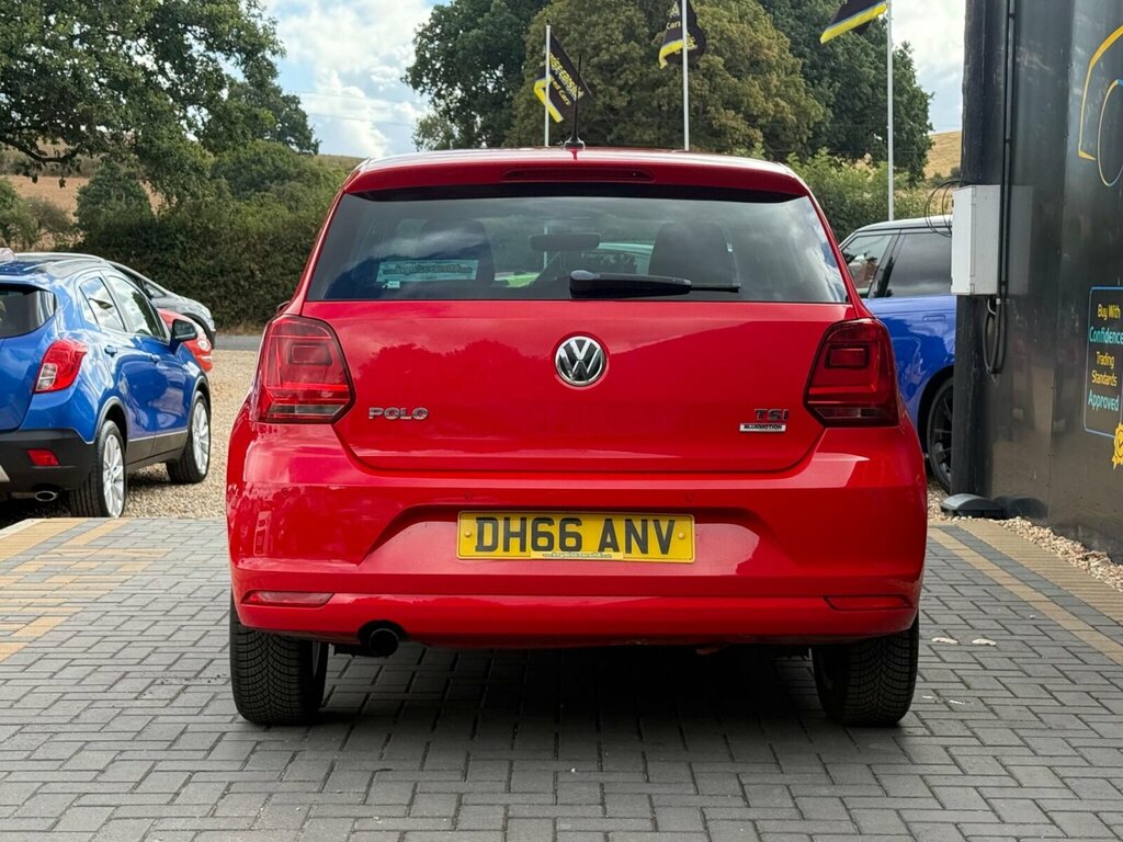 Volkswagen Polo 1.2 Tsi Bluemotion Tech Match Edition Euro 6 Ss Red #4