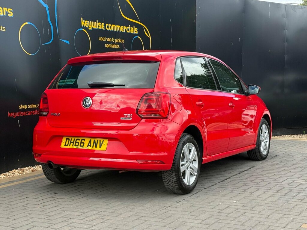 Volkswagen Polo 1.2 Tsi Bluemotion Tech Match Edition Euro 6 Ss Red #5