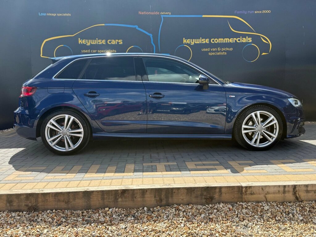 Audi A3 2.0 Tdi S Line Sportback Euro 6 Ss Blue #6