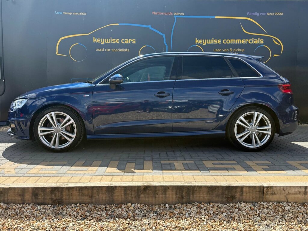 Audi A3 2.0 Tdi S Line Sportback Euro 6 Ss Blue #2