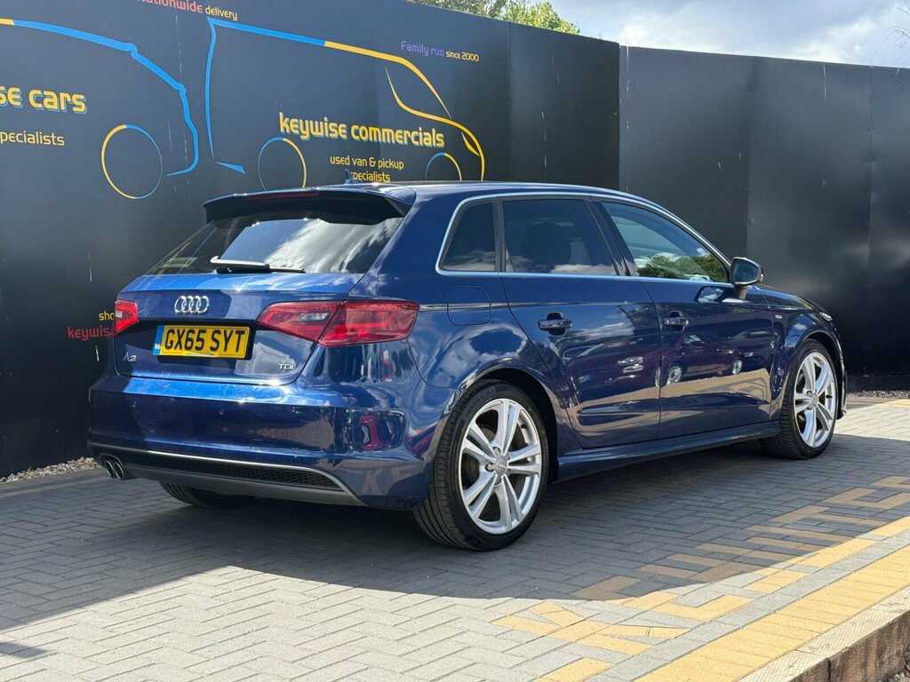 Audi A3 2.0 Tdi S Line Sportback Euro 6 Ss Blue #5