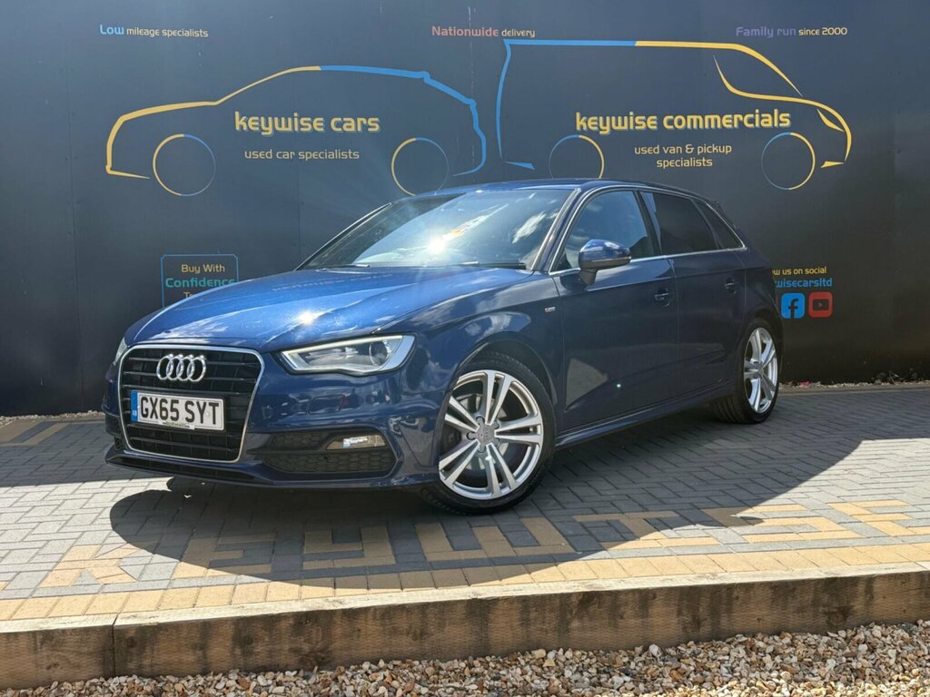 Audi A3 2.0 Tdi S Line Sportback Euro 6 Ss Blue