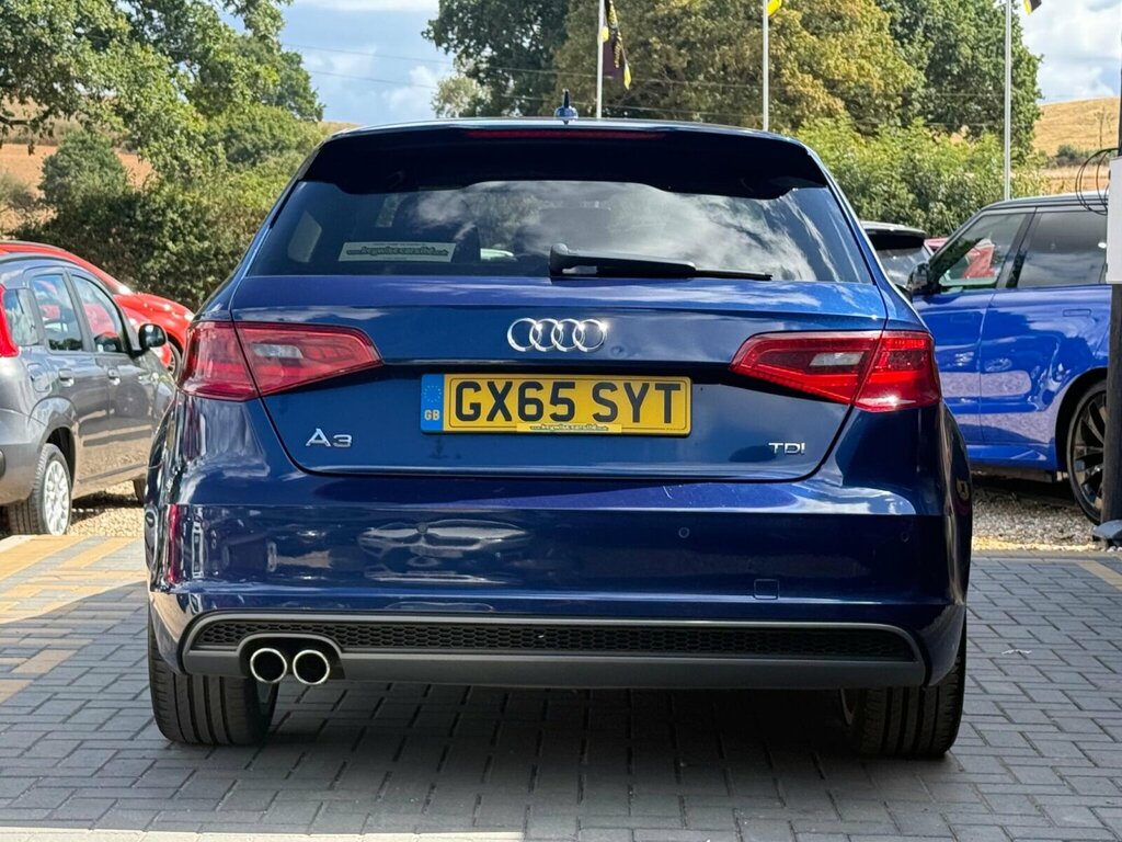 Audi A3 2.0 Tdi S Line Sportback Euro 6 Ss Blue #4