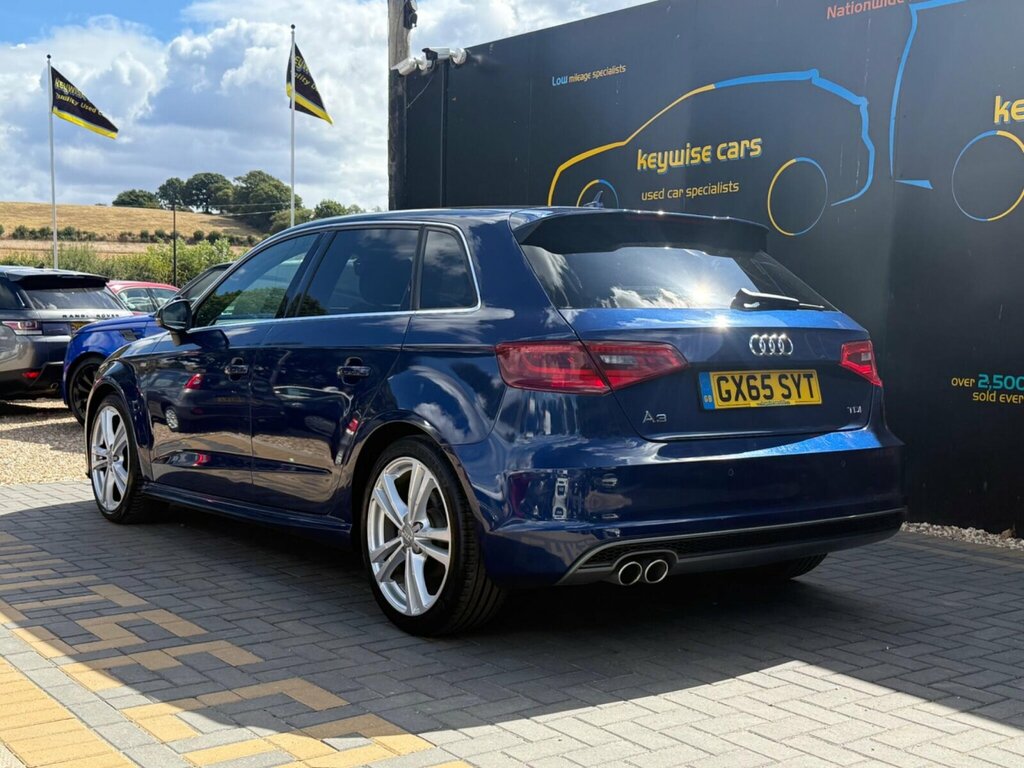 Audi A3 2.0 Tdi S Line Sportback Euro 6 Ss Blue #3