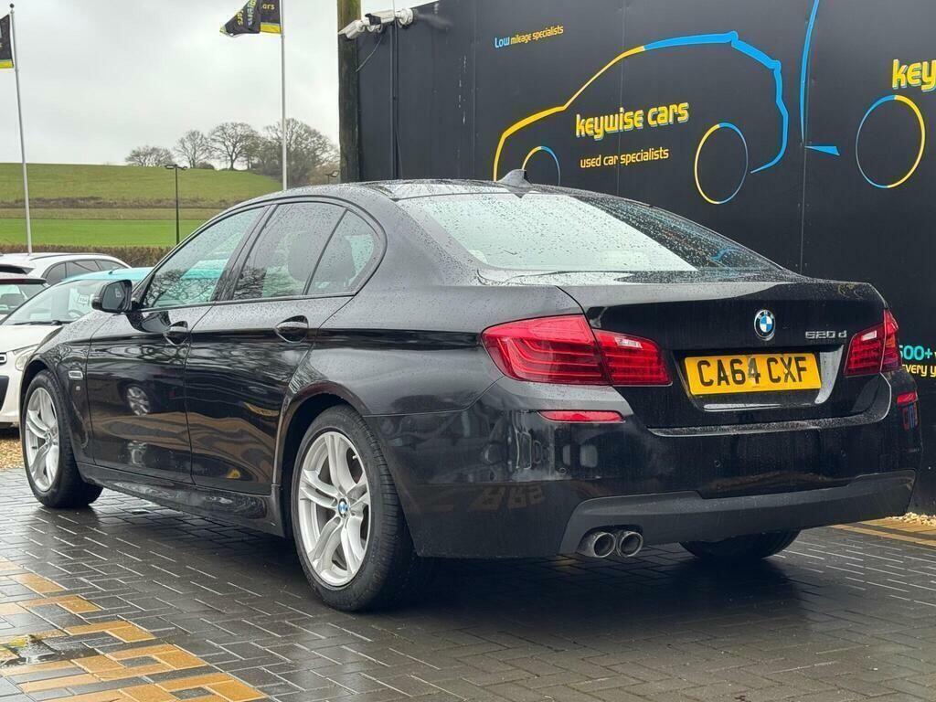 BMW 5 Series 2.0 520D M Sport Euro 6 Ss Black #3