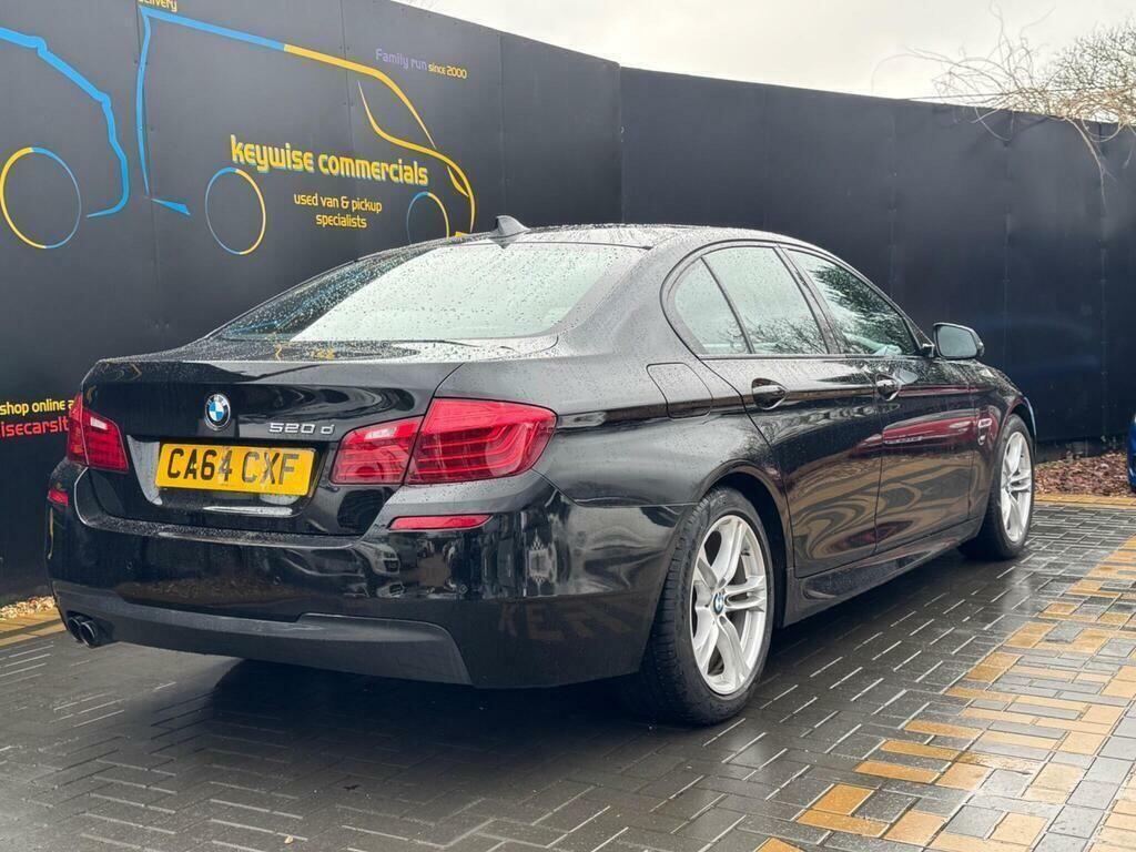 BMW 5 Series 2.0 520D M Sport Euro 6 Ss Black #5