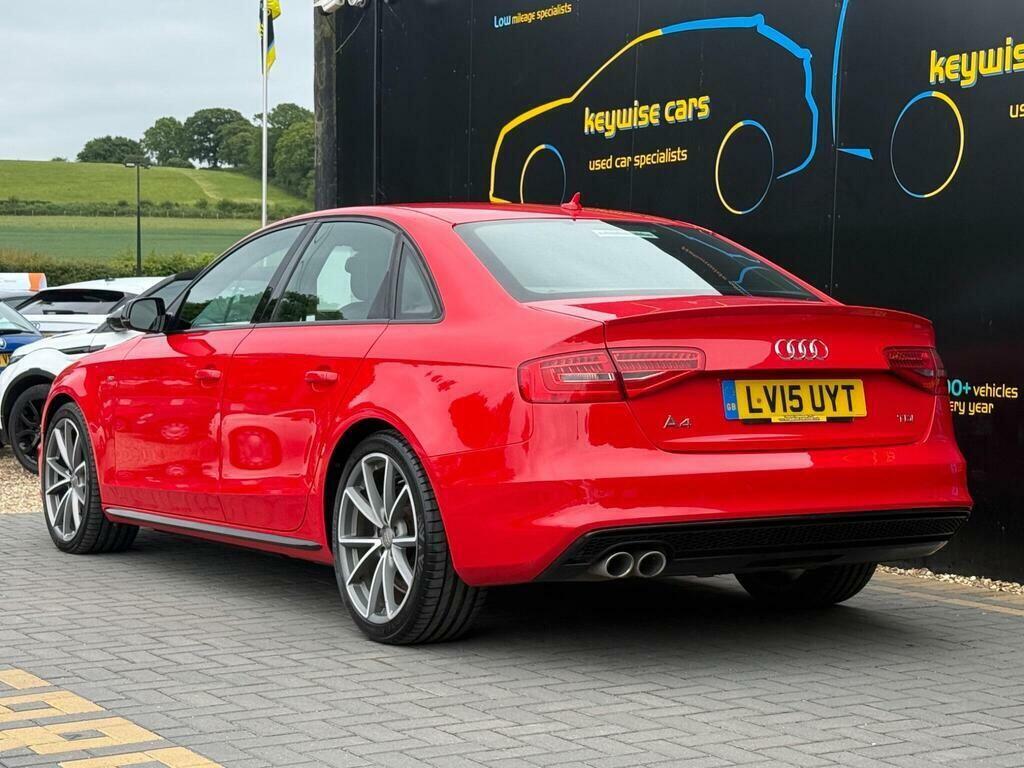 Audi A4 2.0 Tdi Black Edition Plus Multitronic Euro 5 Ss Red #3