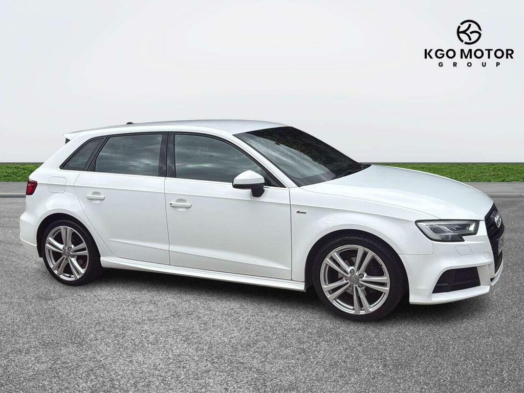 Audi A3 1.0 Tfsi 30 S Line Sportback Euro 6 Ss White #3