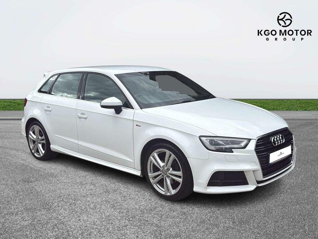 Audi A3 1.0 Tfsi 30 S Line Sportback Euro 6 Ss White #2