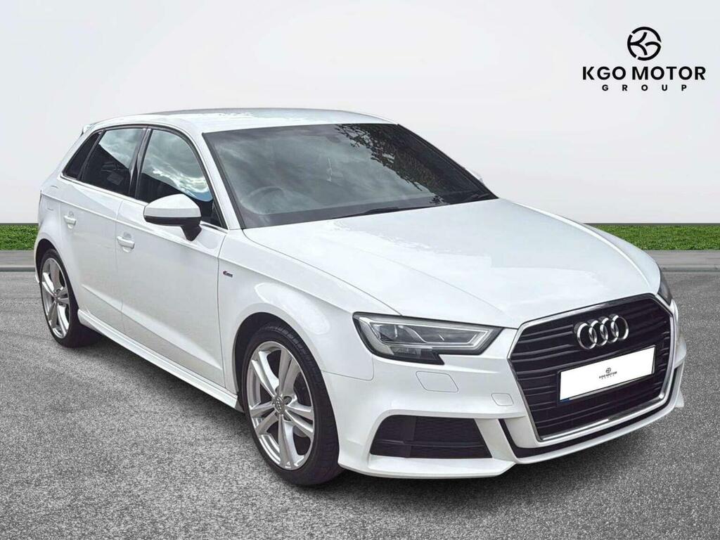 Audi A3 1.0 Tfsi 30 S Line Sportback Euro 6 Ss White