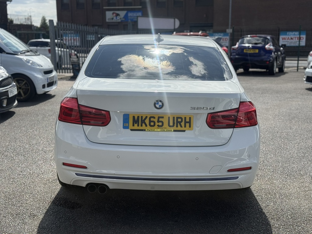 BMW 3 Series Sport 2015 65 Reg MK65URH White #6