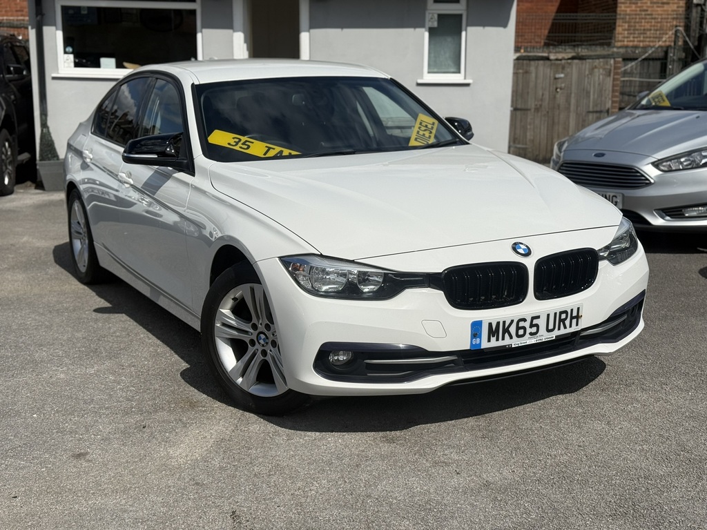 BMW 3 Series Sport 2015 65 Reg MK65URH White