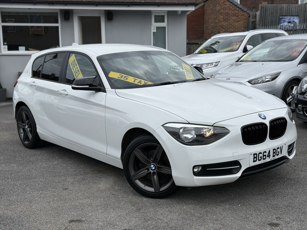 BMW 1 Series Sport 2014 64 Reg White