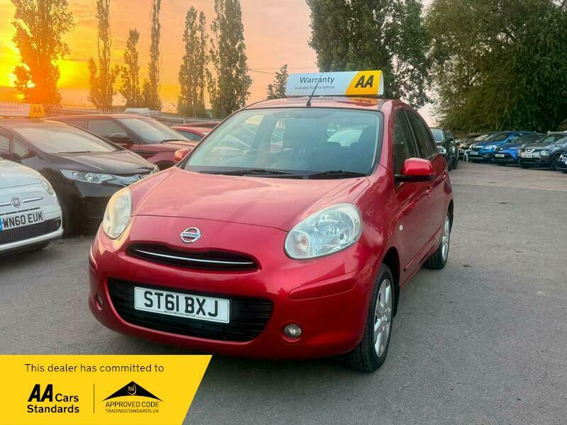 Nissan Micra 1.2 12V Acenta Cvt Red #6