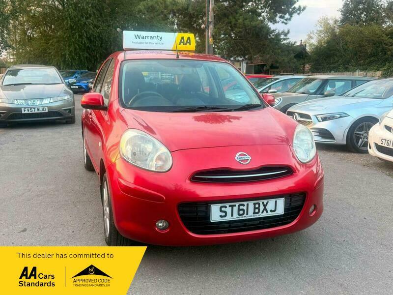 Nissan Micra 1.2 12V Acenta Cvt Red #2