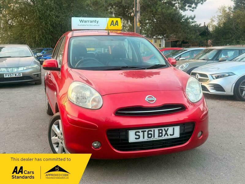 Nissan Micra 1.2 12V Acenta Cvt Red #3