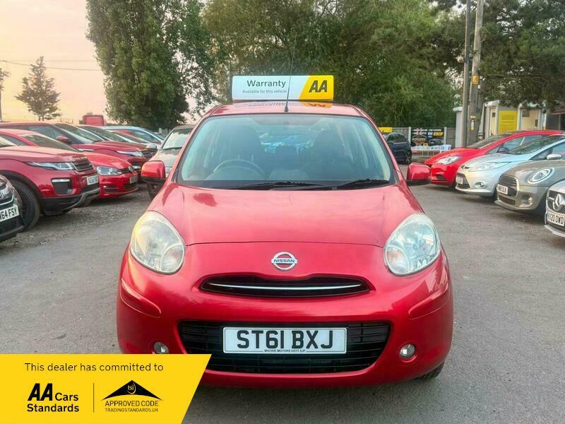 Nissan Micra 1.2 12V Acenta Cvt Red #4