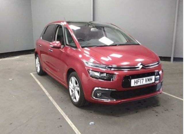 Citroen C4 Picasso 1.6 Bluehdi Flair Mpv Eat6 Euro 6 S S Red